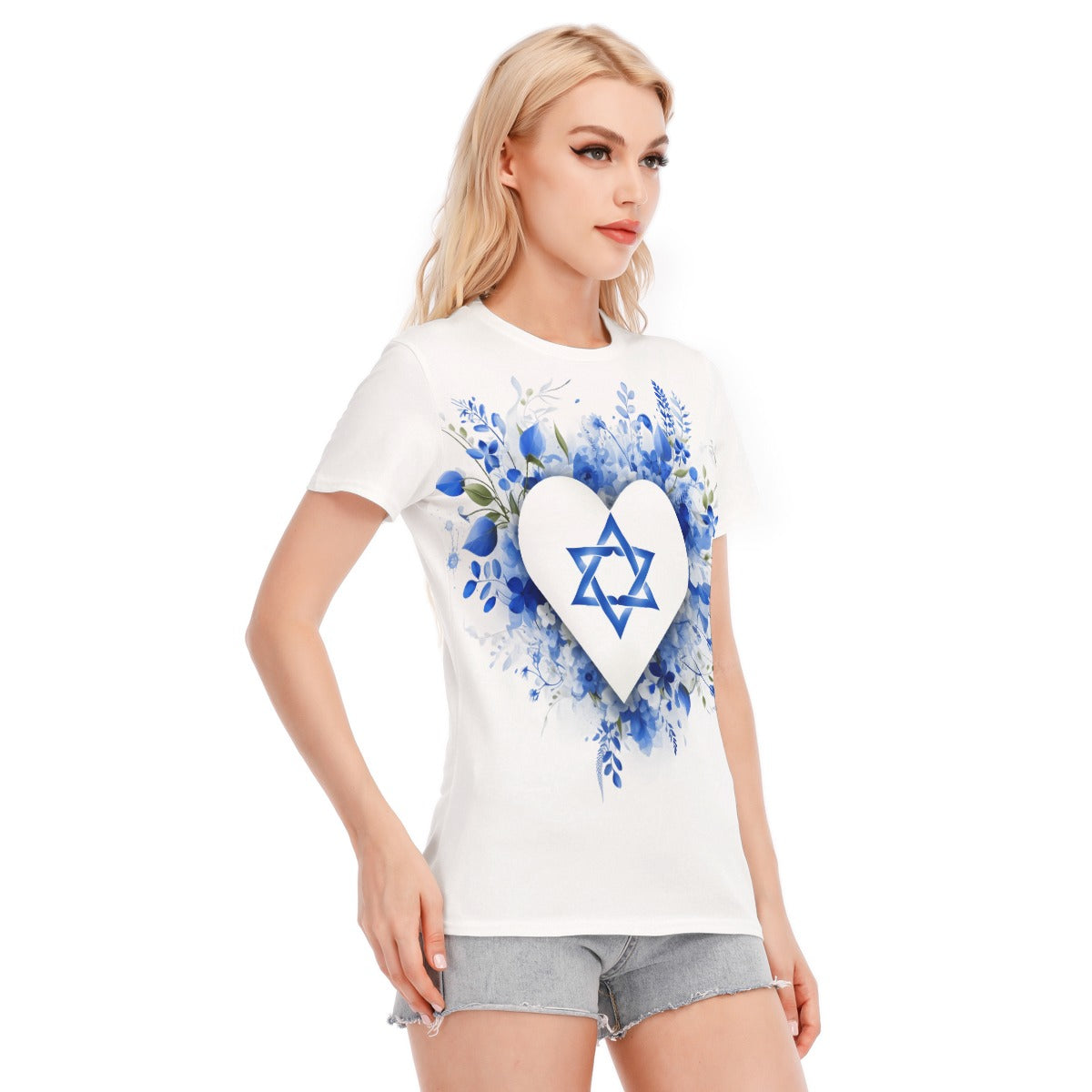 Shalom Israel Women's 100% Cotton T-shirt