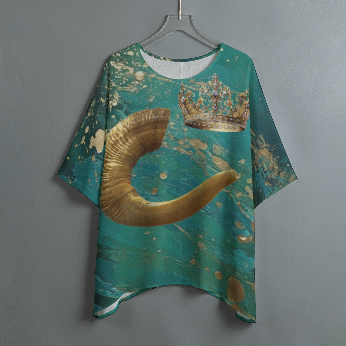 Golden Shofar & Crown #Feast of Tabernacles