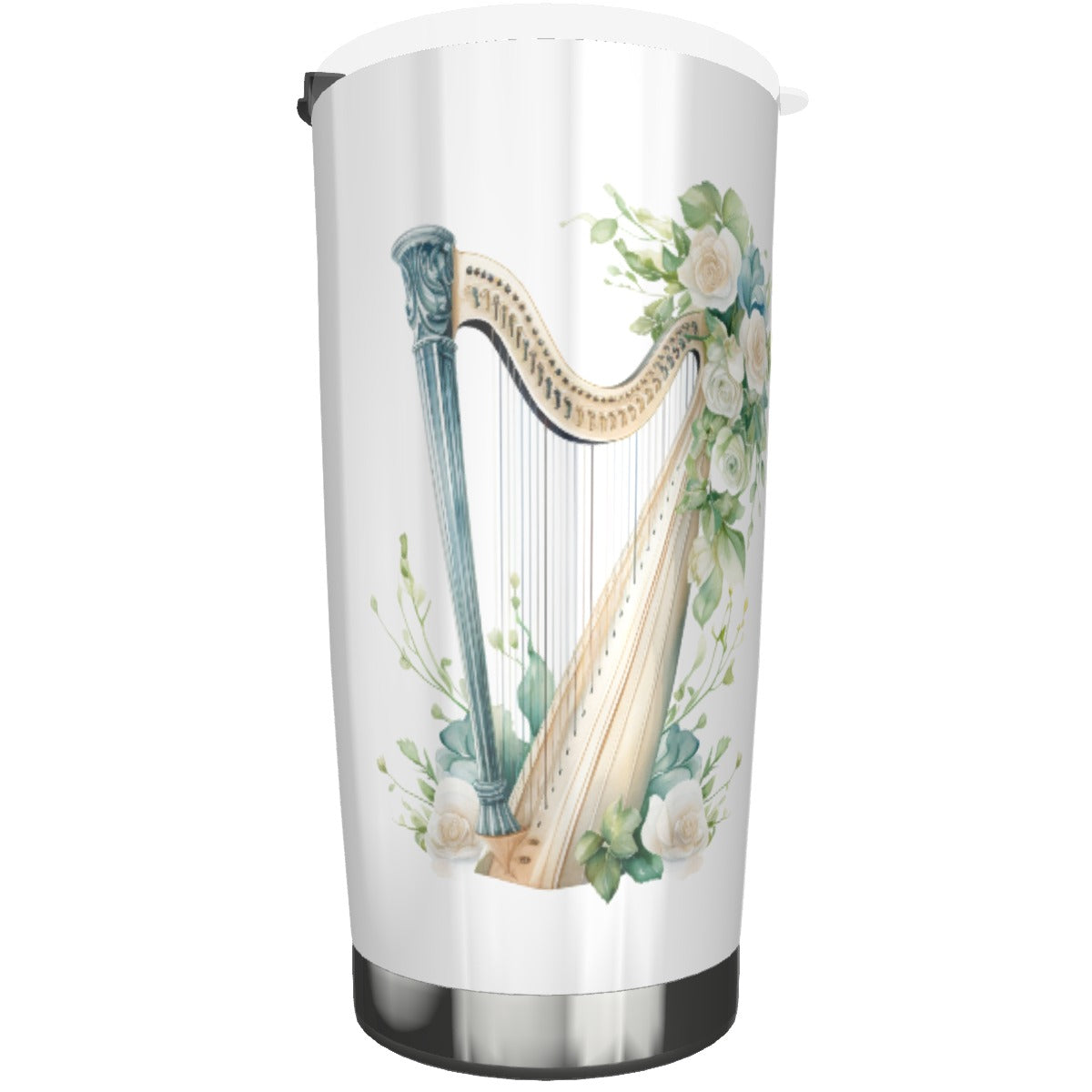 Ivory Dream Harp Tumbler 20oz