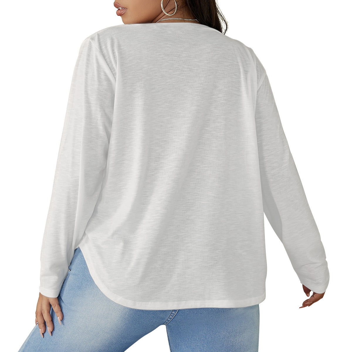 Ivory Harp Dream Women's V-neck T-shirt (Plus Size)