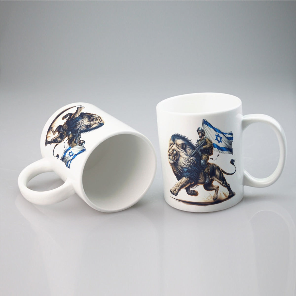 Israel Soldier & Lion Mug