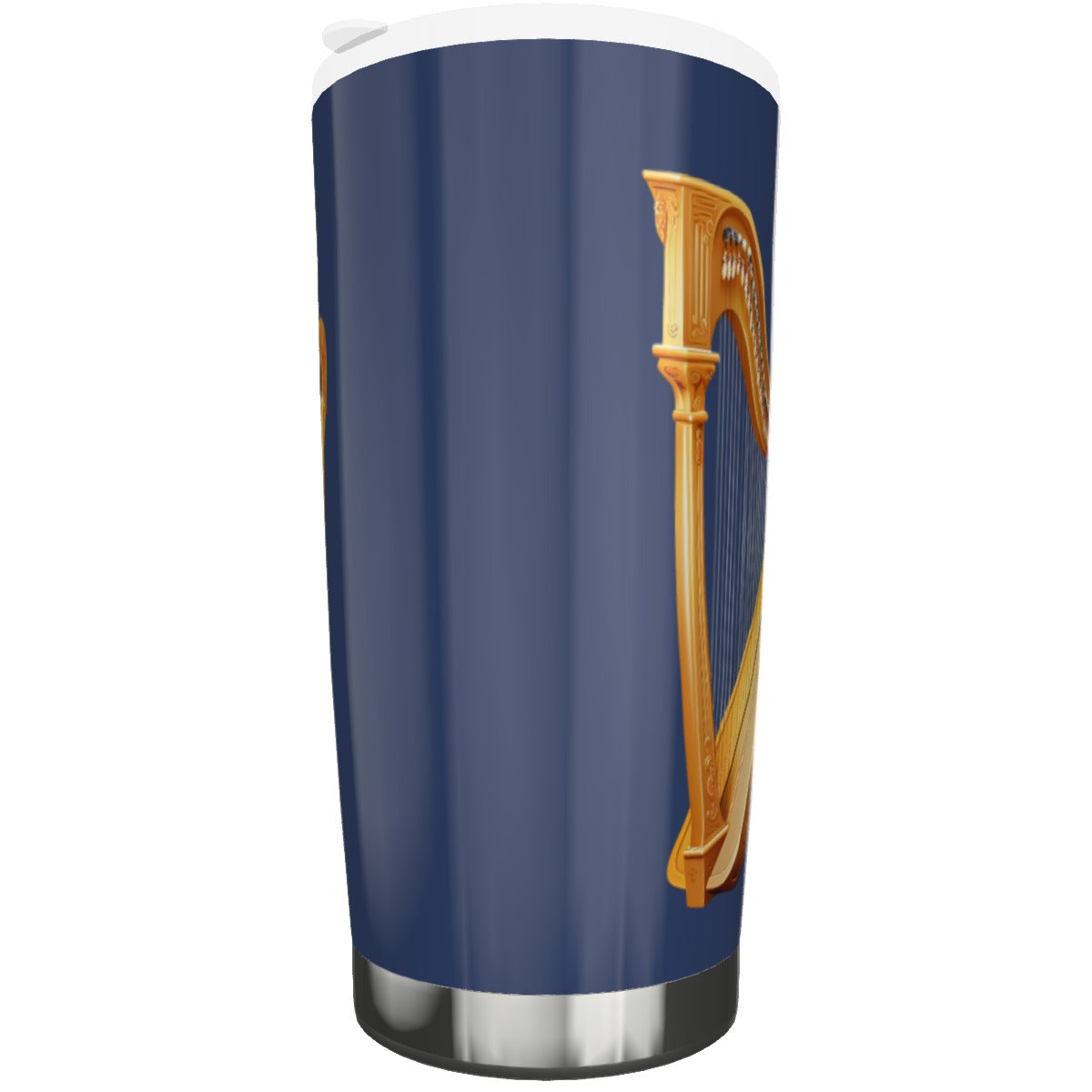 Navy and Gold Harp Tumbler 20oz