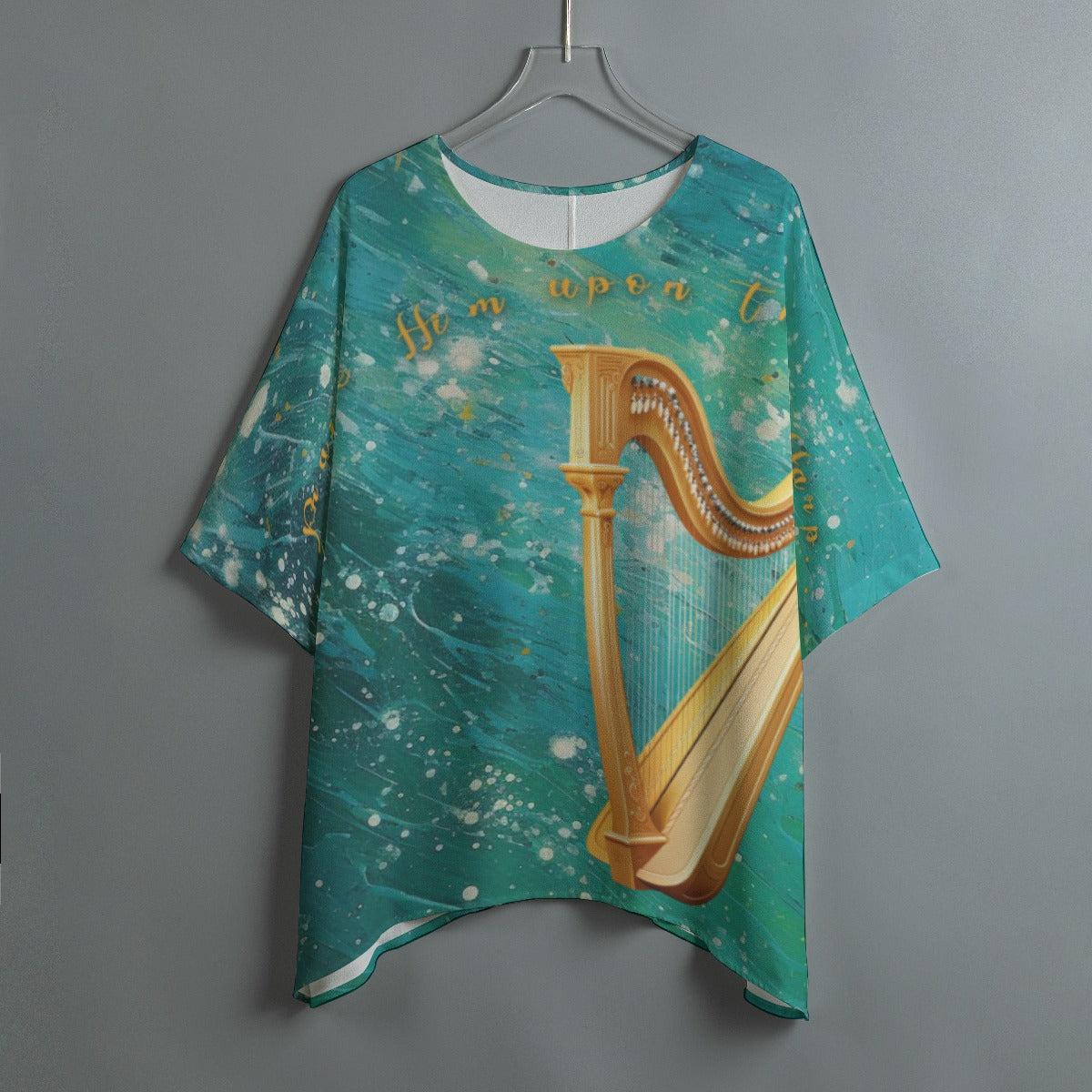 Harp & Glory Teal Tunic