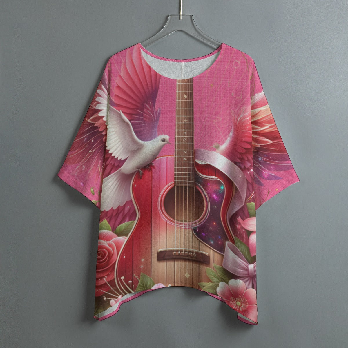 Spirit Dove Guitar Girl Pink