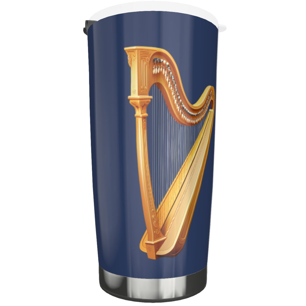 Navy and Gold Harp Tumbler 20oz
