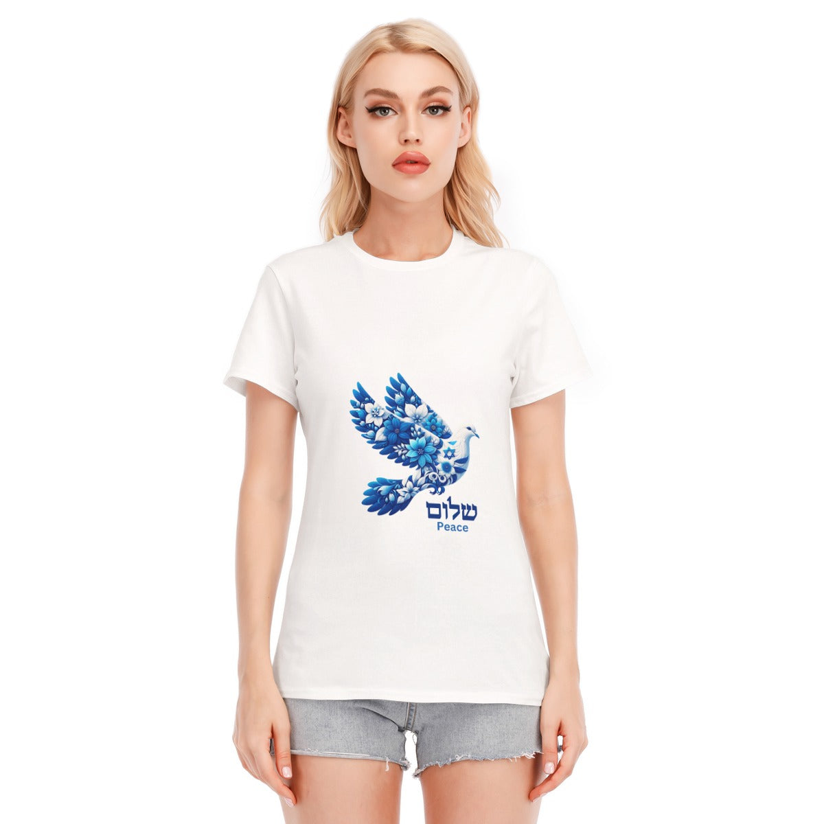 Shalom Israel Women's 100% Cotton T-Shirt