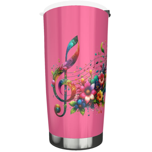 Pink Music Gift Tumbler 20oz